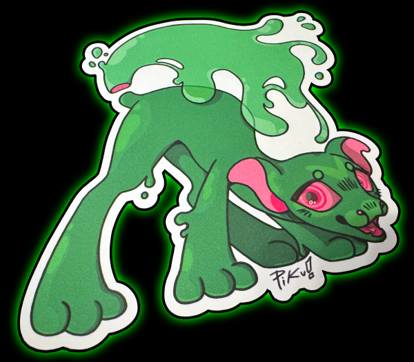 4in Slymer Sticker
